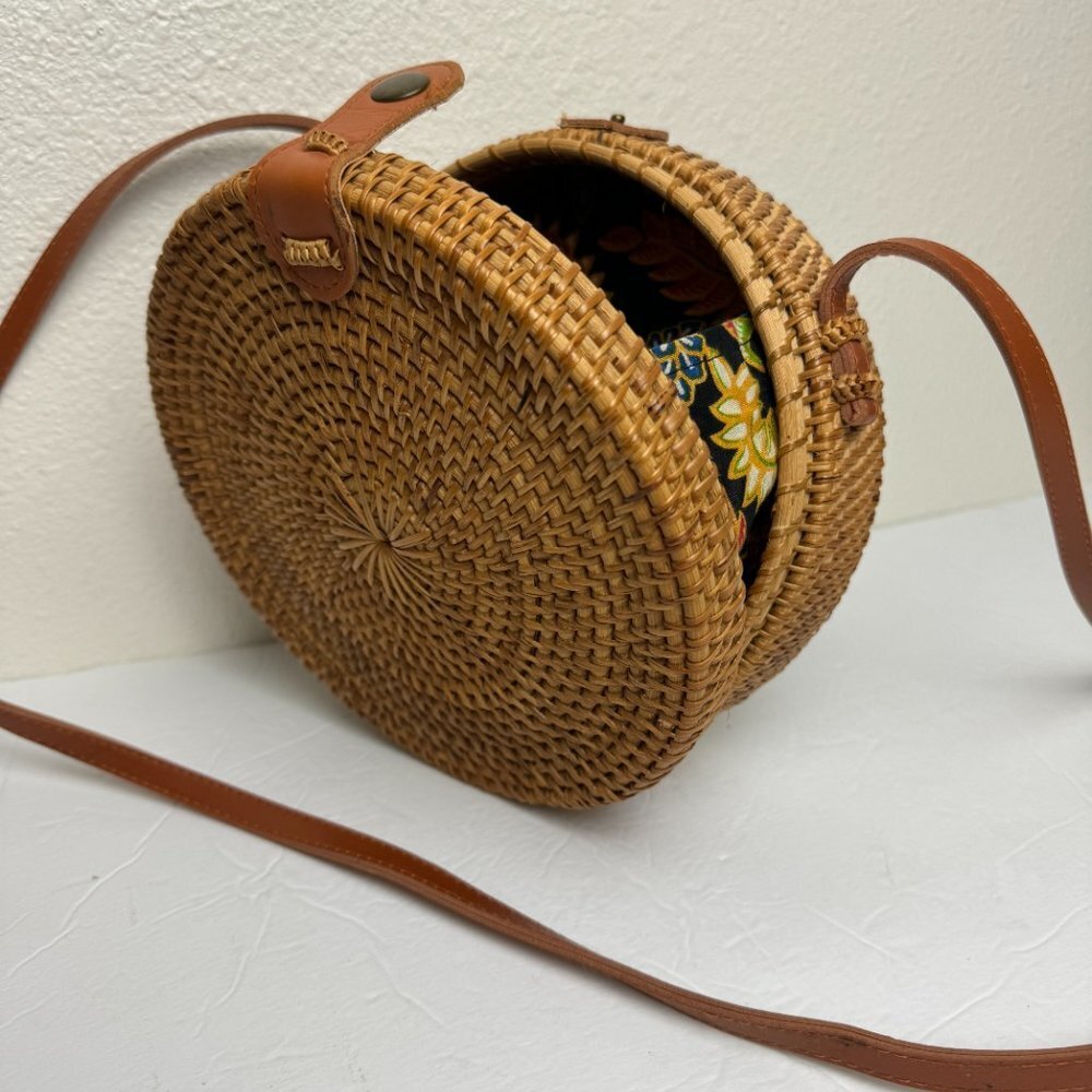Rattan Round Boho Bag Summer